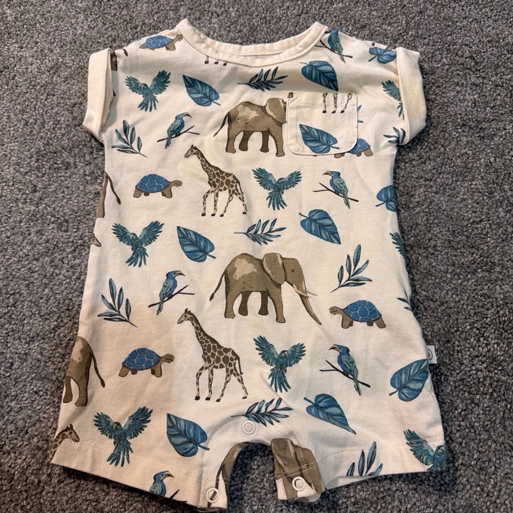 Animal Print Kids One Piece